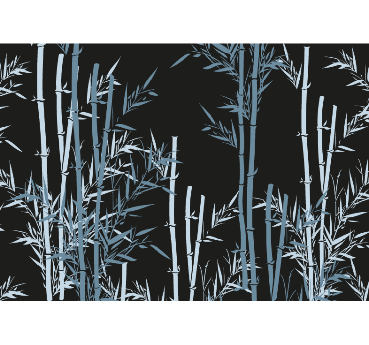 Fototapet de bambus design pădure de bambus - TenStickers