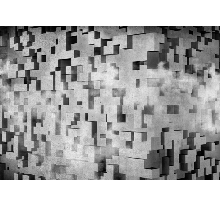 Fototapet texturat cu model geometric modern - TenStickers