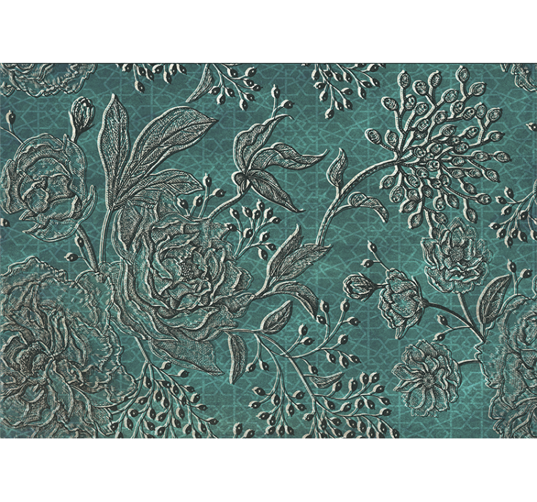 Fototapet cu flori design floral complex - TenStickers