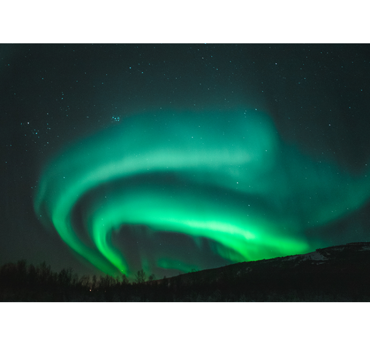 Fototapet natura exponatul aurora borealis - TenStickers