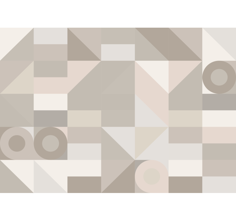 Fototapet texturat cu forme geometrice - TenStickers