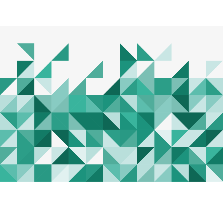 Fototapet abstract cu model geometric triunghiular - TenStickers