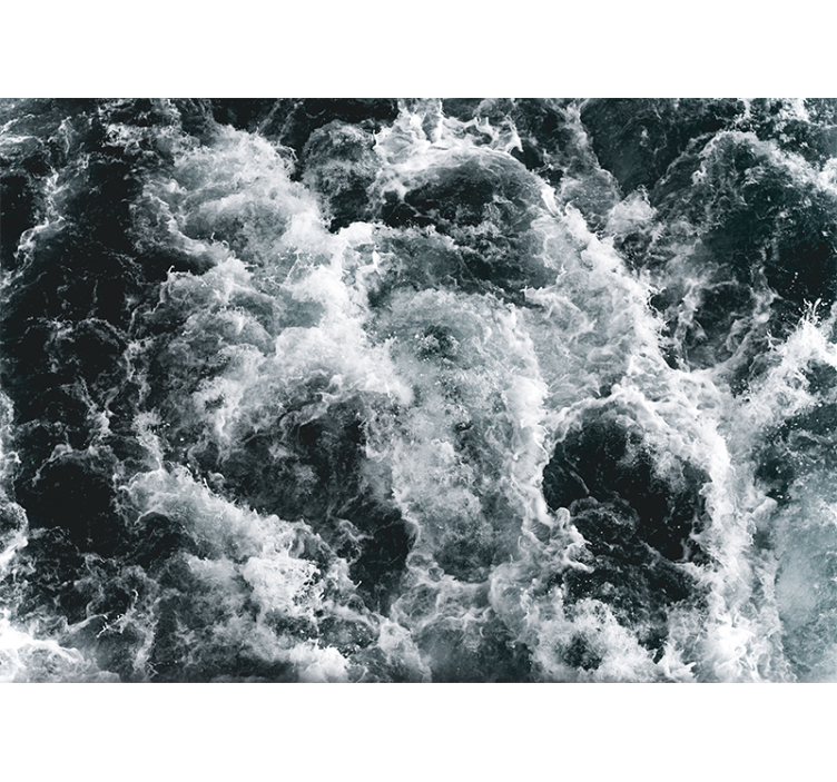 Fototapet mare valuri oceanice zbuciumate - TenStickers