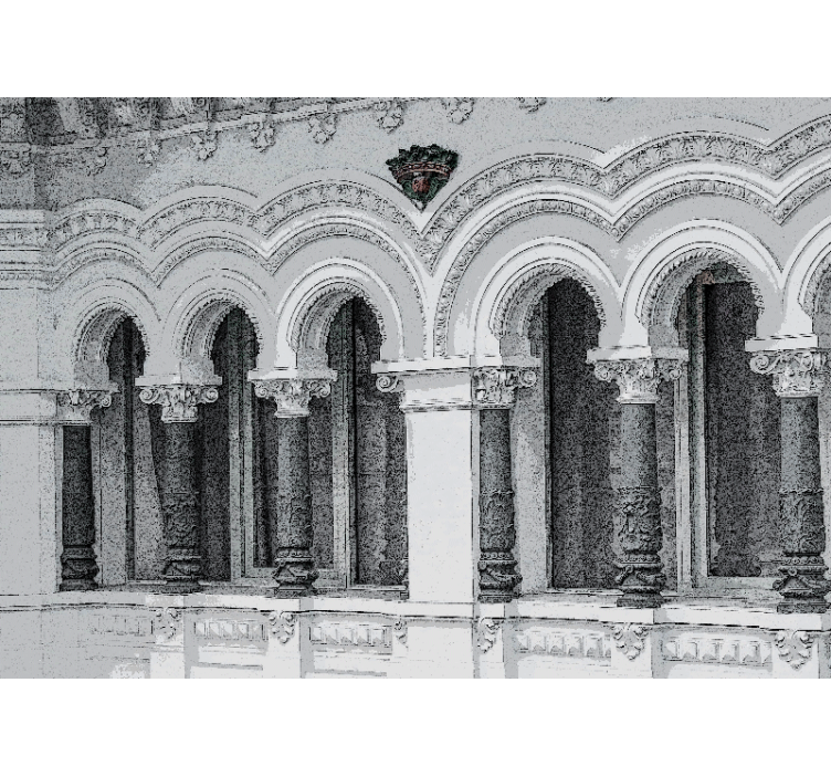 Tapet 3d arhitectura veche - TenStickers