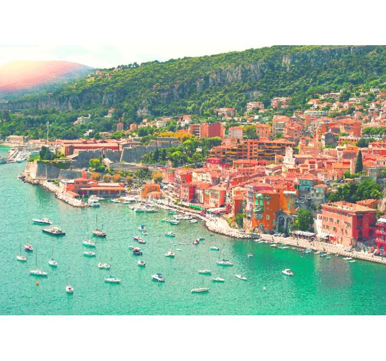 Fototapet plaja riviera franceza - TenStickers