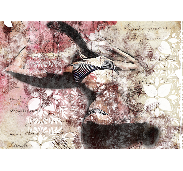 Fototapet dragoste mișcare elegantă de dans - TenStickers