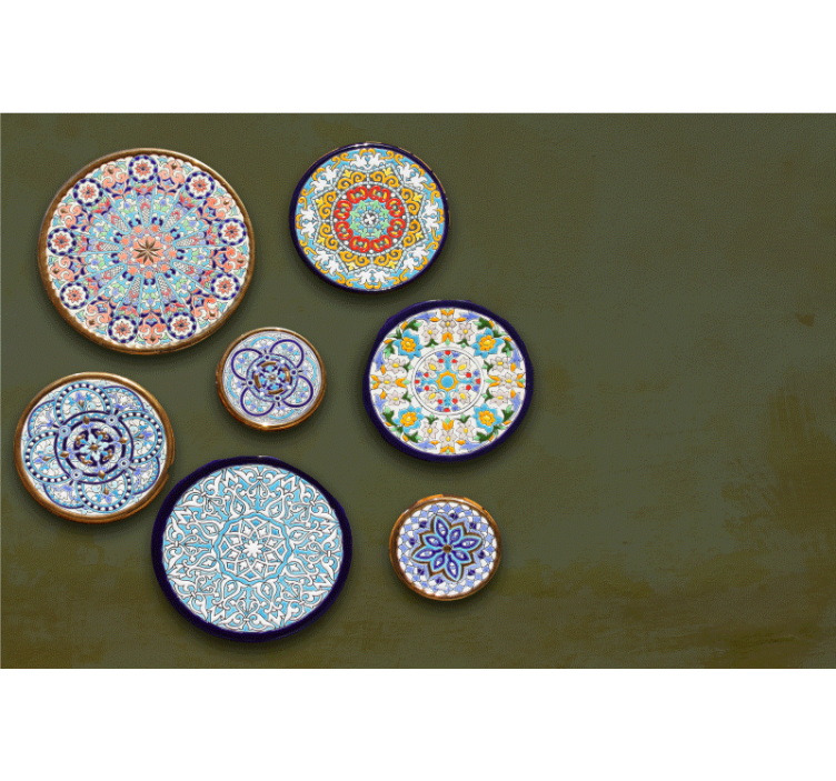 Fototapet animale cu modele circulare intricate - TenStickers