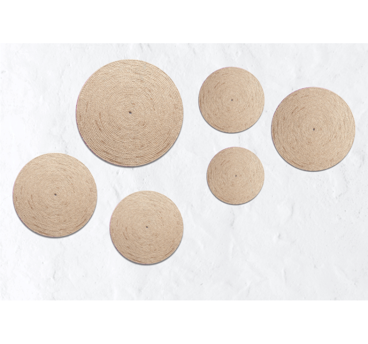 Fototapet cu imitație de textură „boho”. - TenStickers