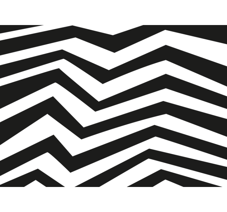 Fototapet abstract Zig-zag - TenStickers