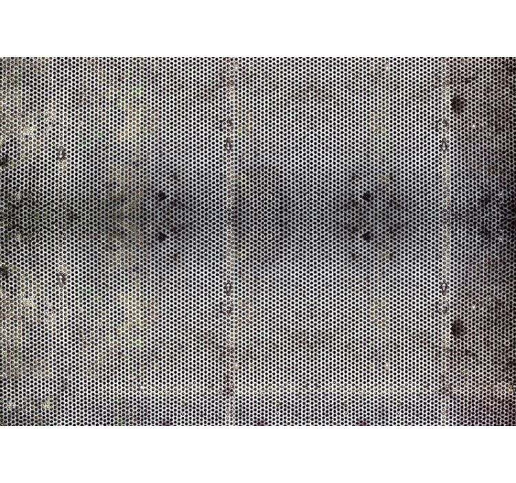 Picturi murale de textură și model metal perforat - TenStickers