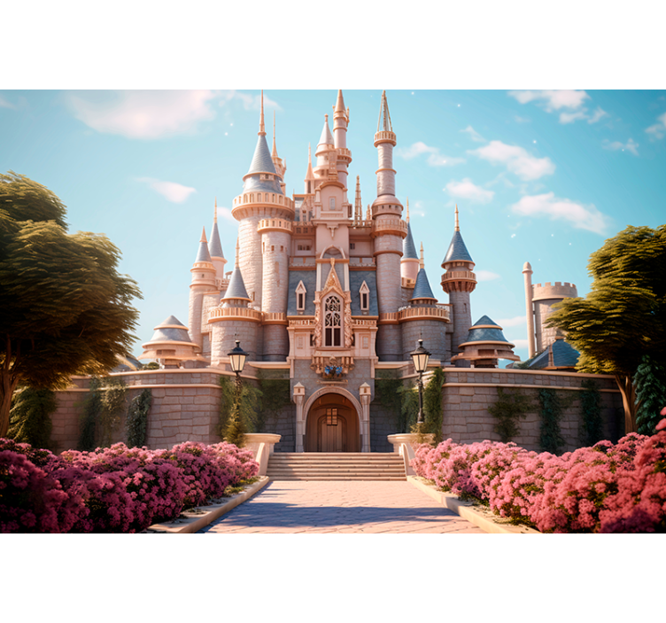 Fototapet de fantezie castelul Prințesei - TenStickers