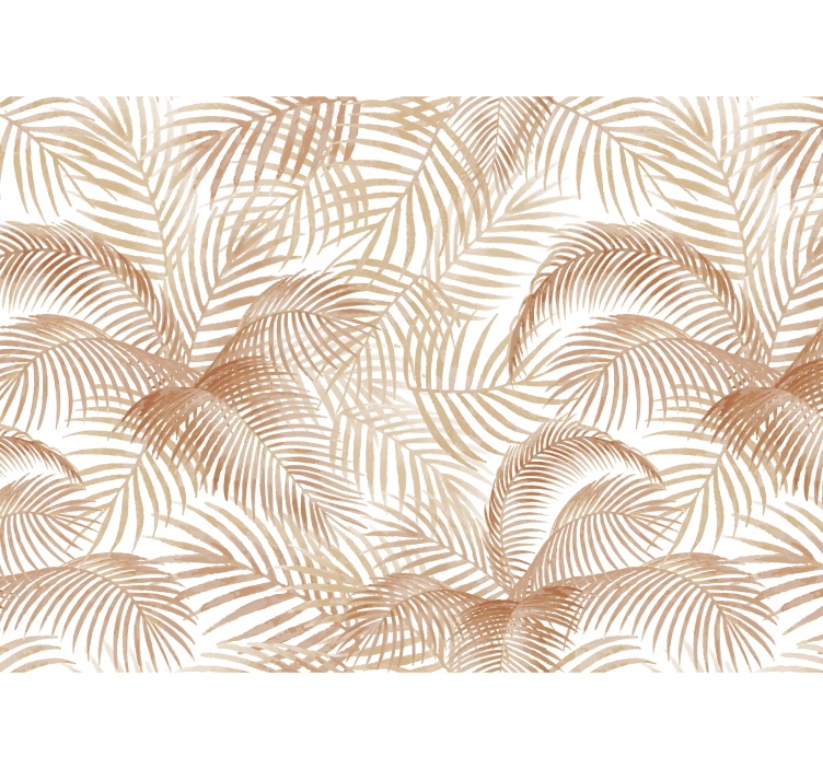 Tapet de parete terracotta palmieri exotici - TenStickers