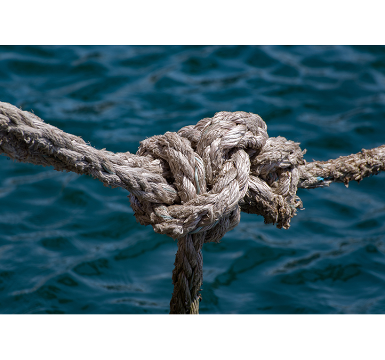 Fototapet mare puterea nodului nautic - TenStickers