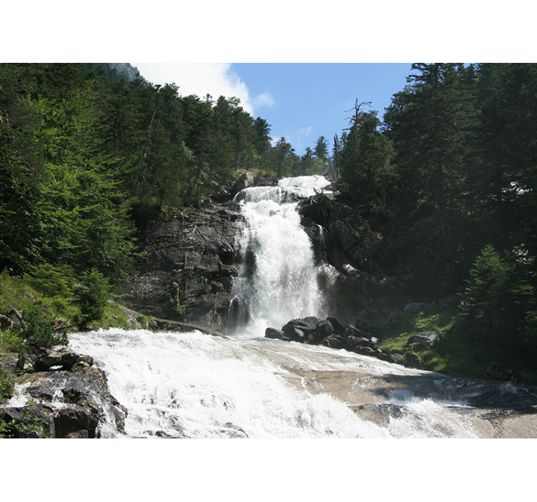 Pictură murală cu cascadă frumoasă - TenStickers