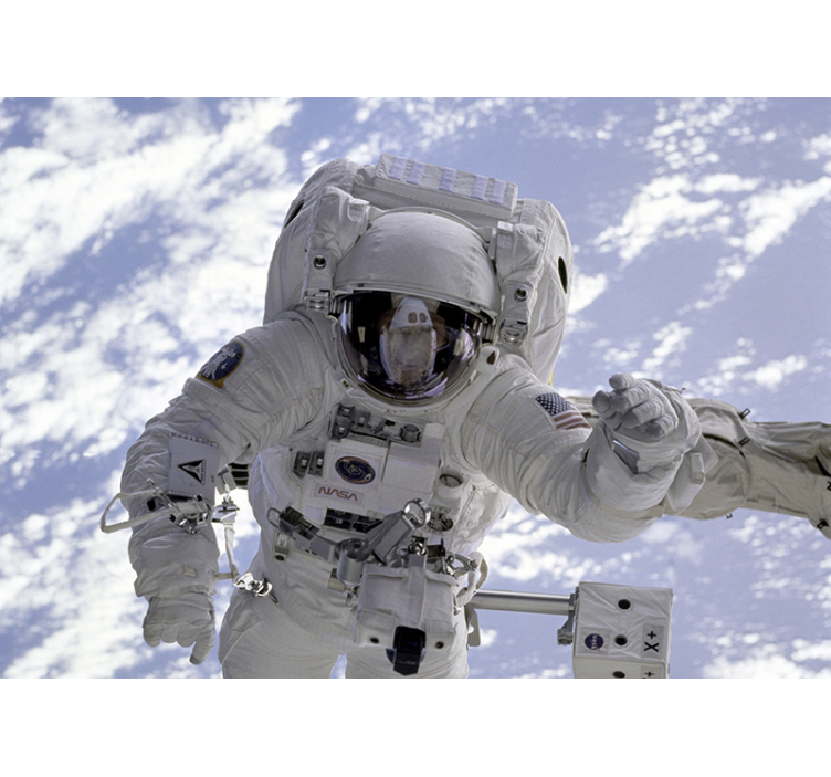 Spațiul fototapet astronaut în orbit - TenStickers