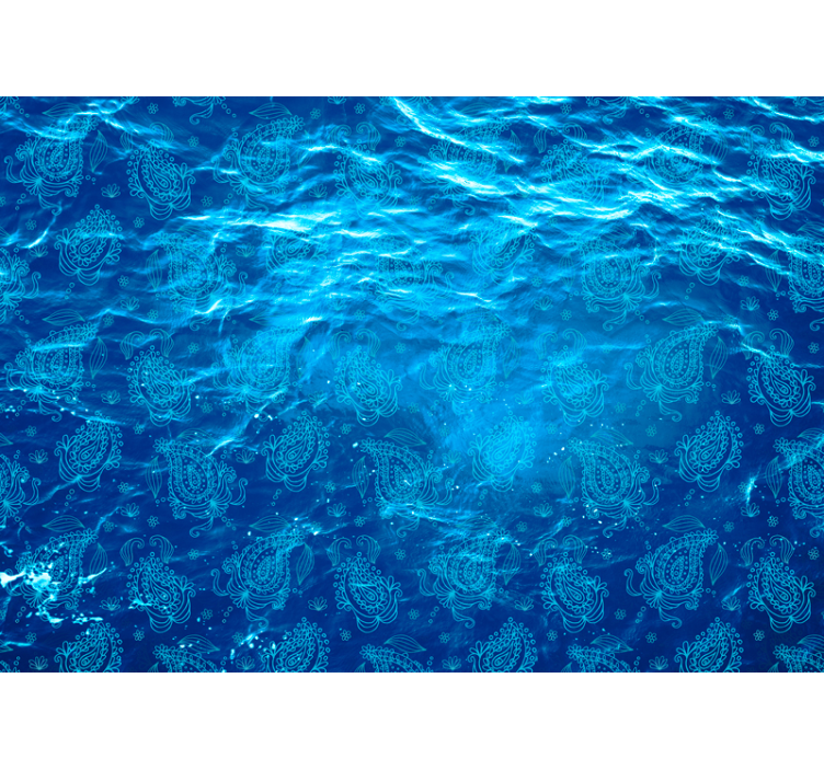 Fototapet natura model valuri oceanice - TenStickers