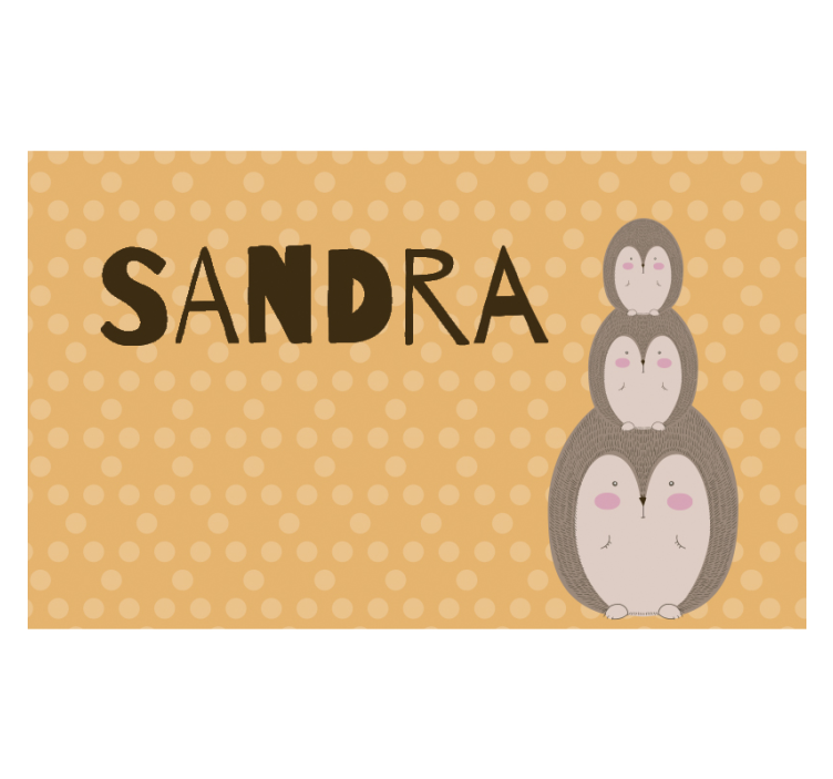 Fototapet pentru copii arici drăguți stivuiți - TenStickers