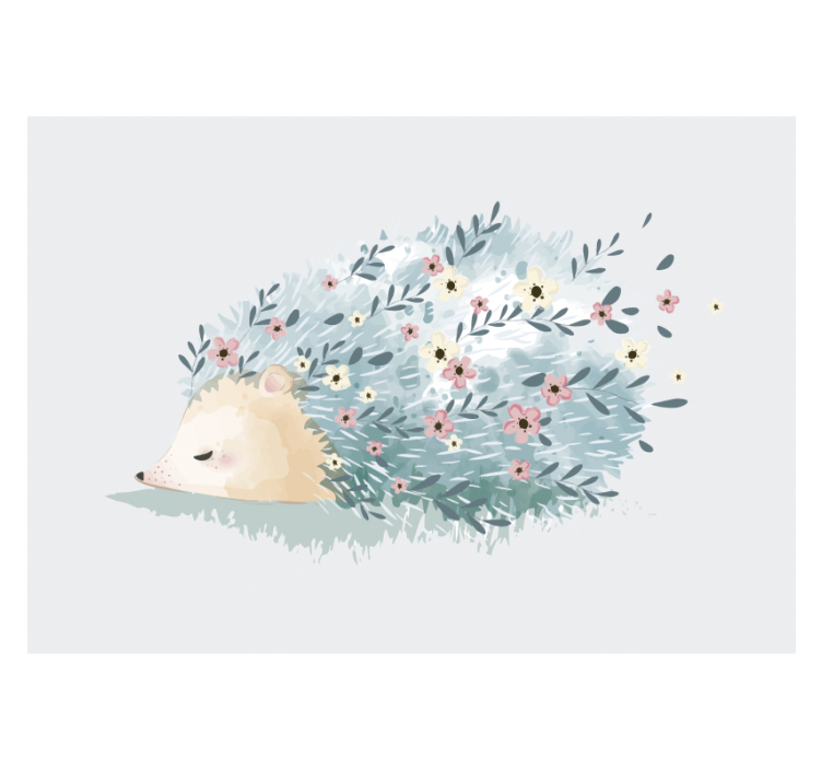 Picturi murale de artă porcupine pentru dormitoare - TenStickers