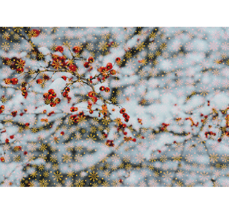 Picturi murale de zăpadă de crăciun pentru dormitoare - TenStickers