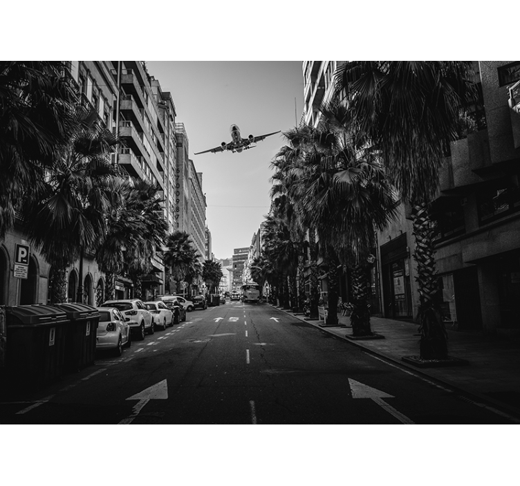 Fototapet de oraș vedere aeriană urbană - TenStickers