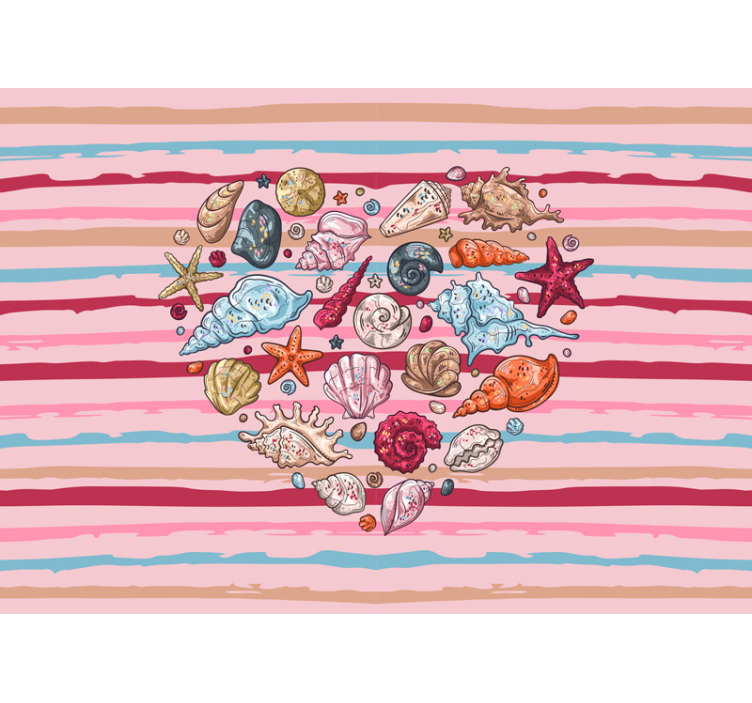 Fototapet animale scoici viața marină - TenStickers