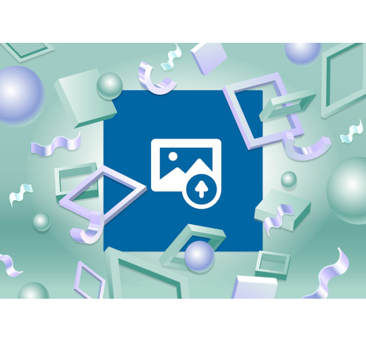 Fototapet cu flori mână care ține floare - TenStickers