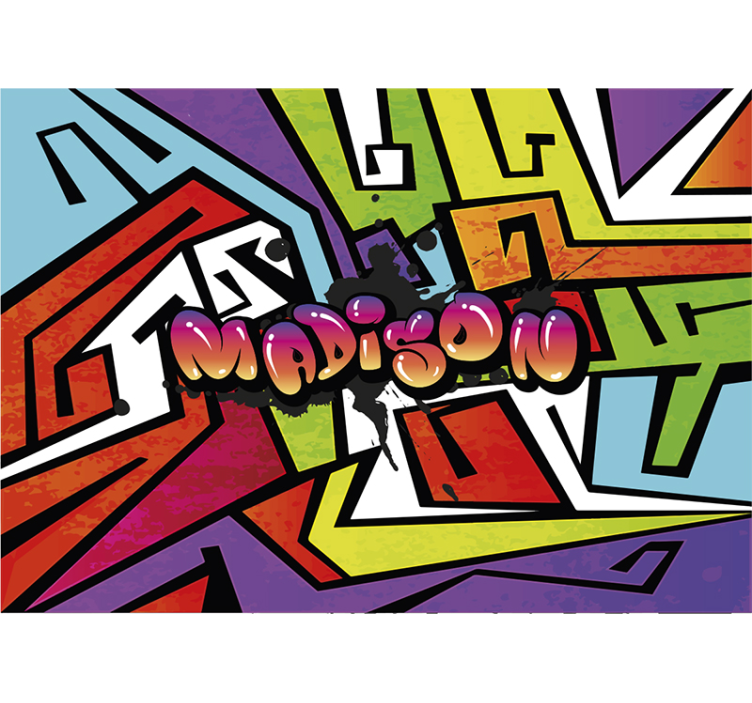 Mural de perete personalizat pentru graffiti urbani - TenStickers