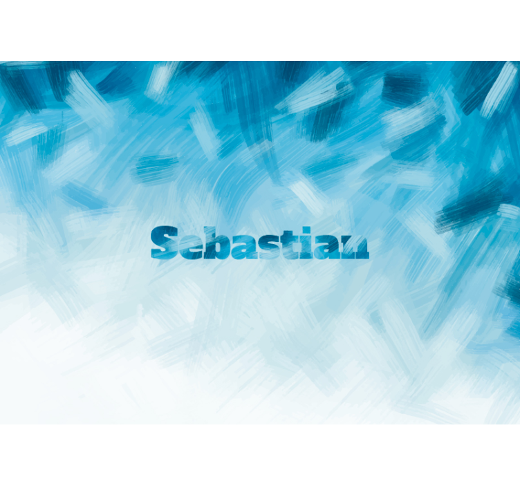 Fototapet personalizabil creare nume personalizată - TenStickers