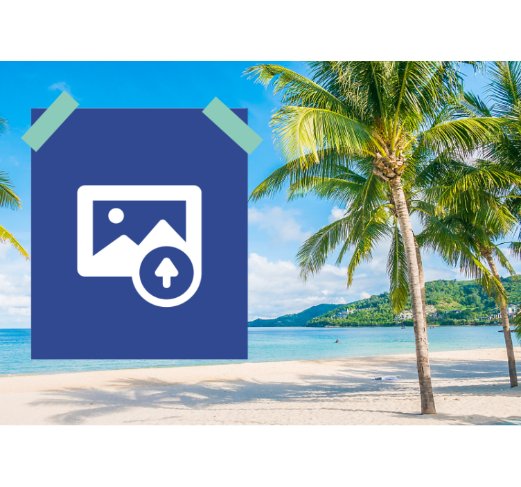 Fototapet dragoste moment de plajă în cuplu - TenStickers