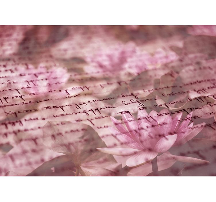 Fototapet cu flori delicat scenariu floral - TenStickers