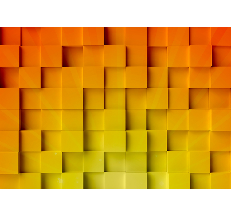 Fototapet texturat motiv cuburi geometrice - TenStickers