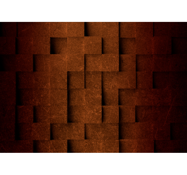 Picturi murale de textură și model model pătrat stratificat - TenStickers