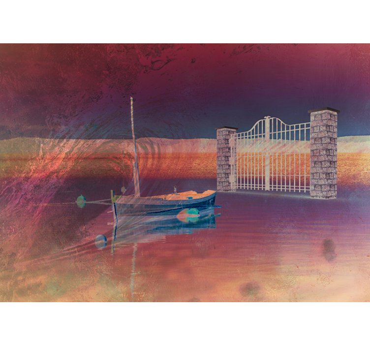 Poarta de mare în ocean fototapetde perete - TenStickers