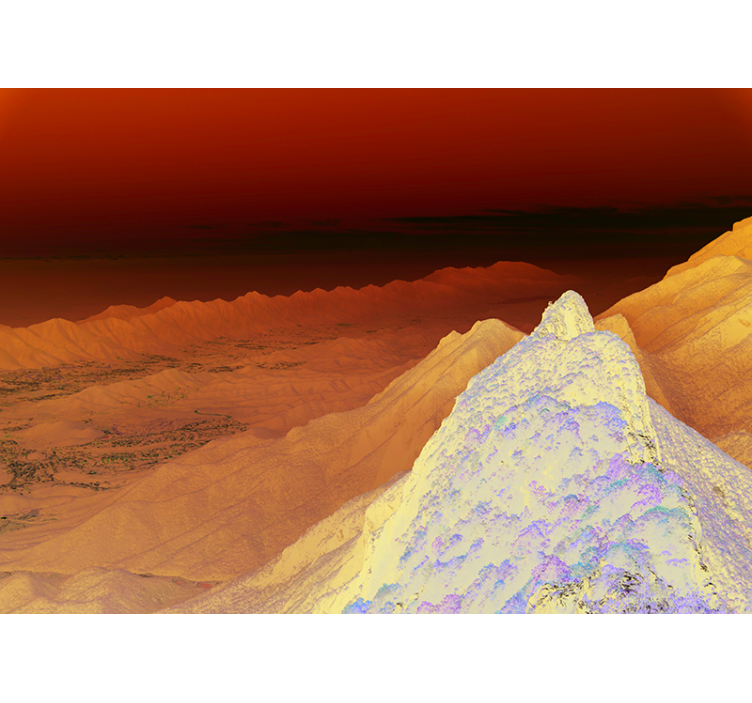 Fototapet peisaje panorama montană uimitoare - TenStickers