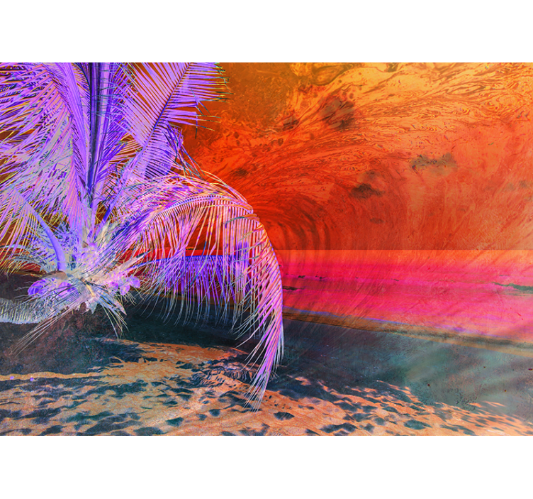 Fototapet natura evadare pe plaja tropicală - TenStickers