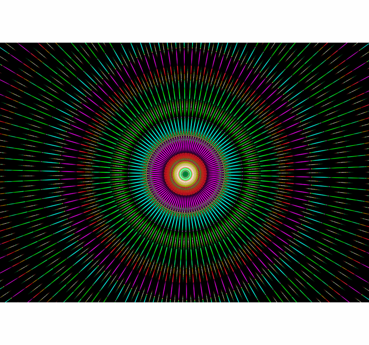 Mural de perete mandala kaleido - TenStickers