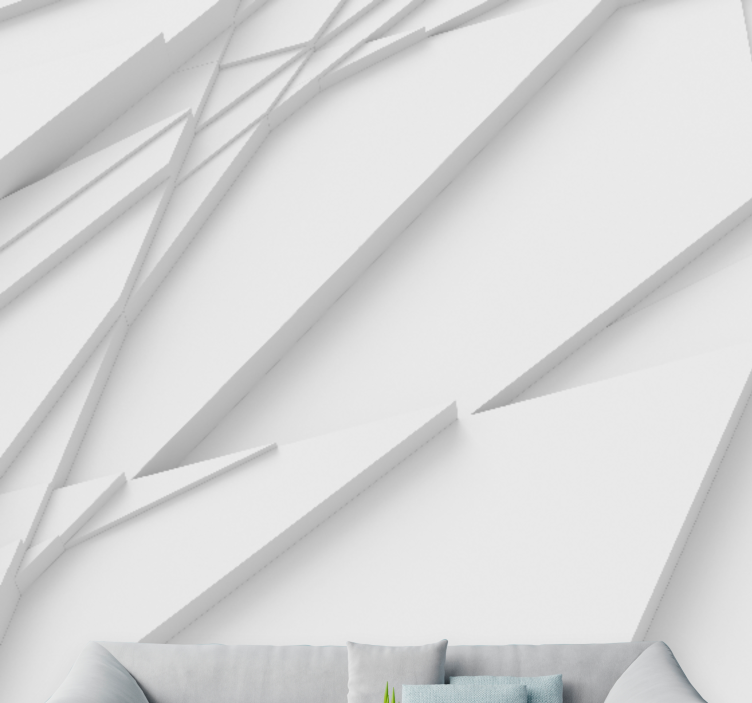 Fototapet abstract cu modele geometrice stratificate - TenStickers