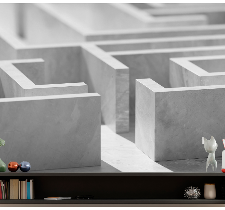 Fototapet abstract detalii structură labirint - TenStickers