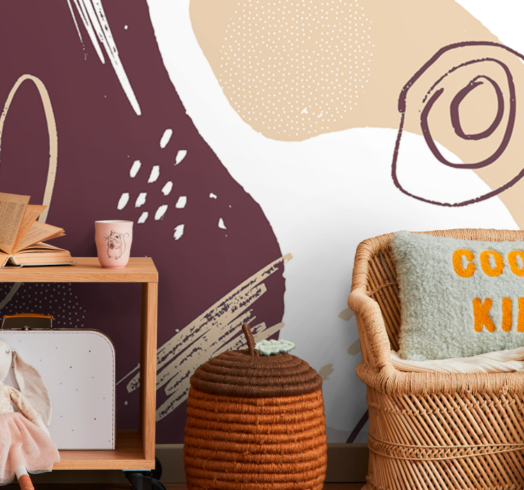 Fototapet abstract forme geometrice abstracte - TenStickers