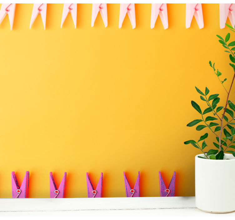 Fototapet animale cu suport colorat pentru rufe - TenStickers