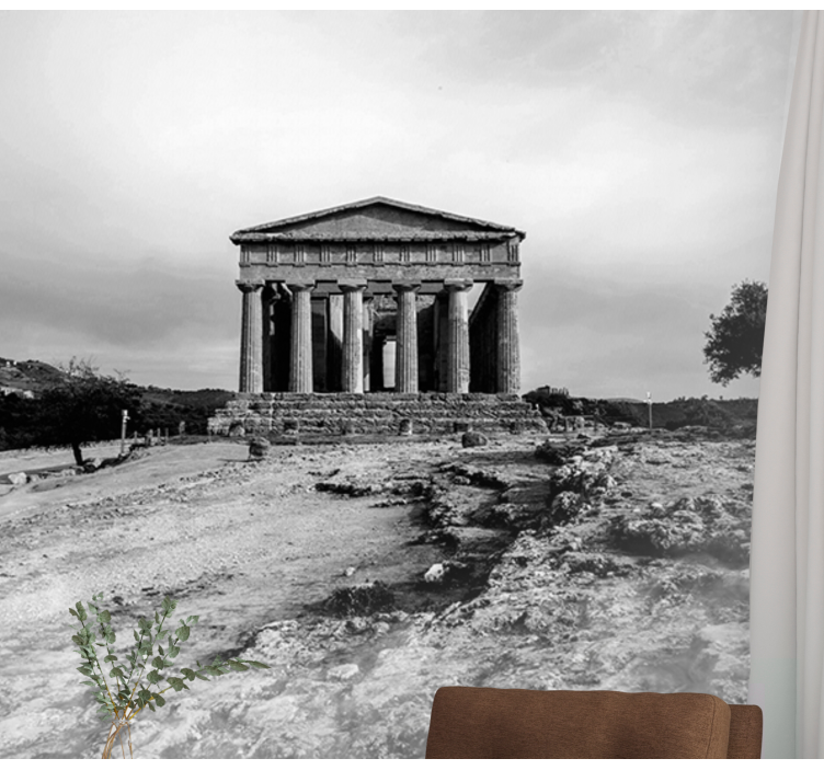 Fototapet artă clasică structura istorică a templului - TenStickers