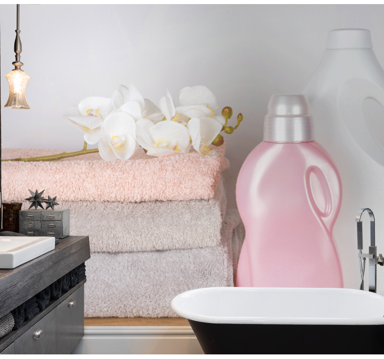 Fototapet baie aranjament de prosoape moi - TenStickers