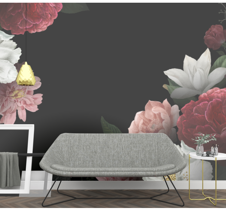 Fototapet cu flori aranjament floral exquisite - TenStickers