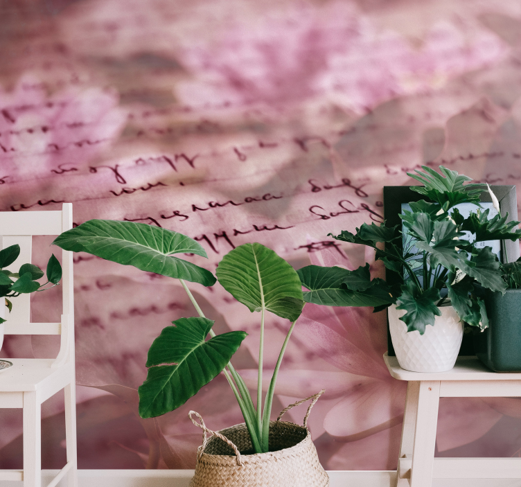 Fototapet cu flori delicat scenariu floral - TenStickers