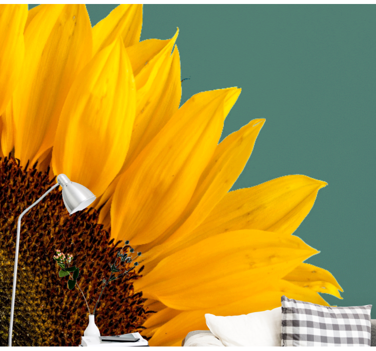 Fototapet cu flori detaliu floarea-soarelui - TenStickers