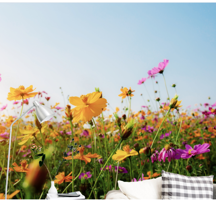 Fototapet cu flori flora colorată înflorită - TenStickers