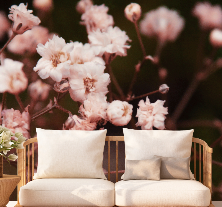 Fototapet cu flori flori delicate înflorite - TenStickers