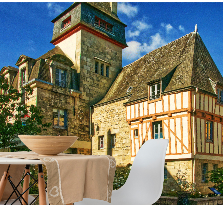 Fototapet de oraș arhitectură istorică franceză - TenStickers