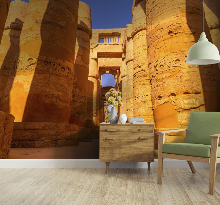 Fototapet de oraș coloane istorice ale templului - TenStickers