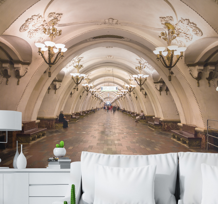 Fototapet de oraș marele pasaj subteran - TenStickers